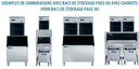 MACHINE A GLACE GRAIN seule Sans STOCKAGE