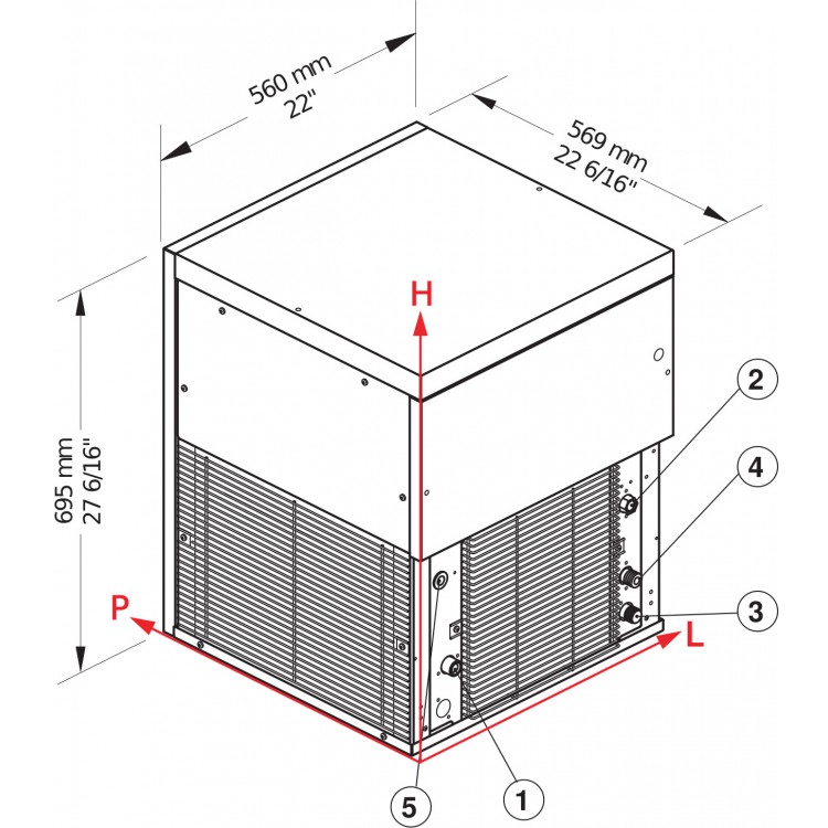 LOCATION MACHINE A GLACE GRAIN seule Sans STOCKAGE 